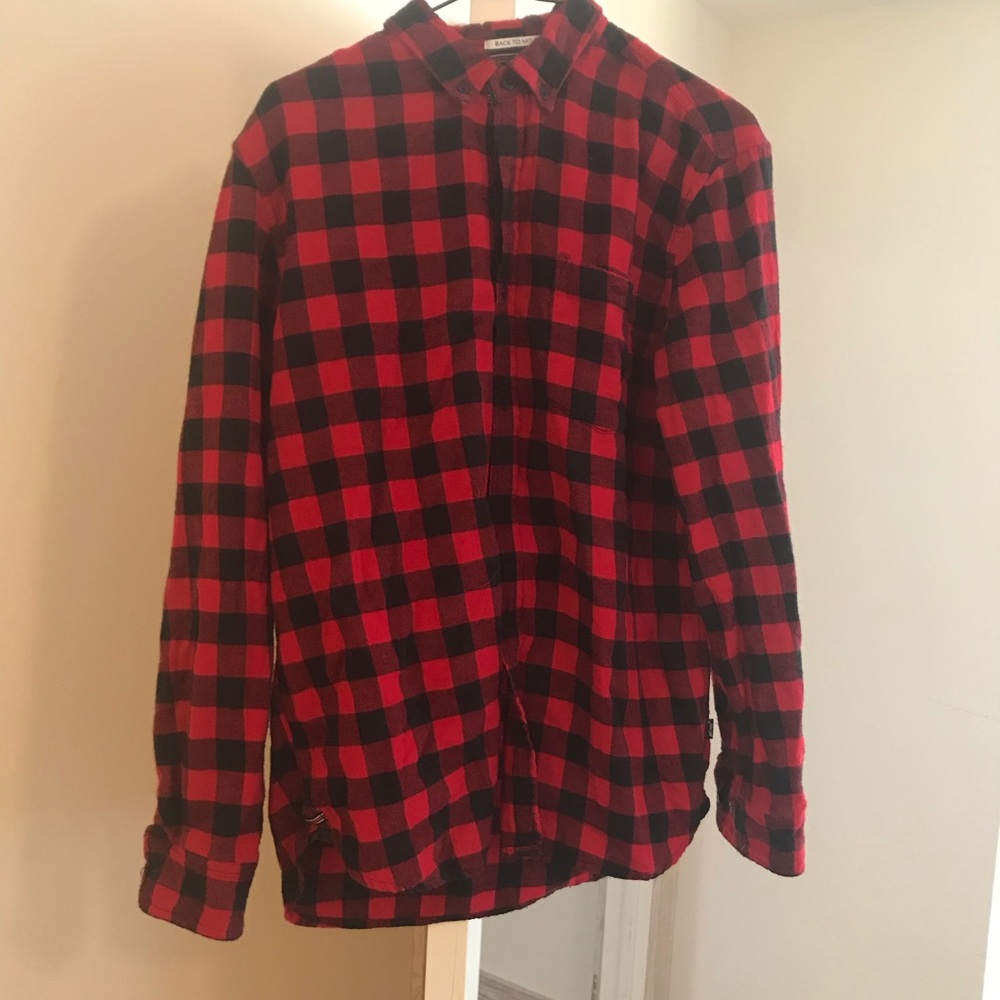 Back to nature Buffalo plaid button down
